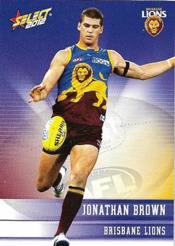 2012 Select AFL Champions #14 Jonathan Brown Front